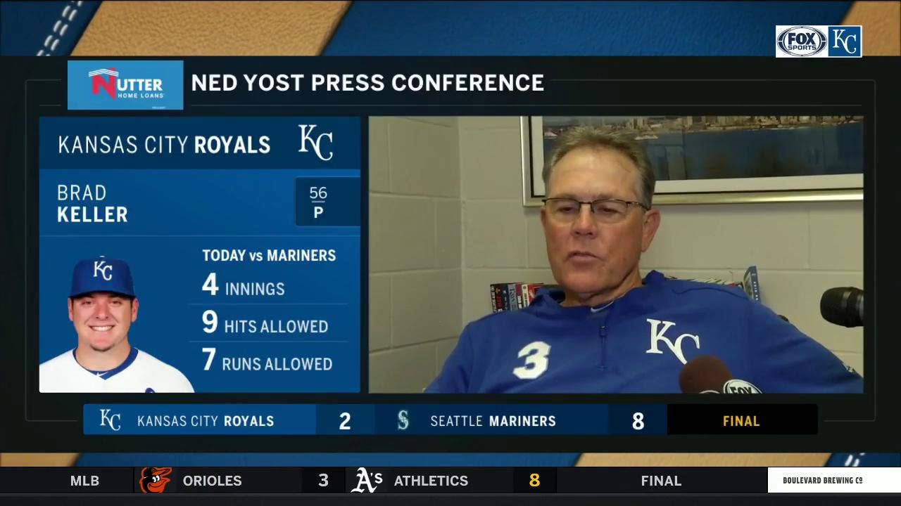 Yost on Keller's start: 'One of those days where he just battled it'