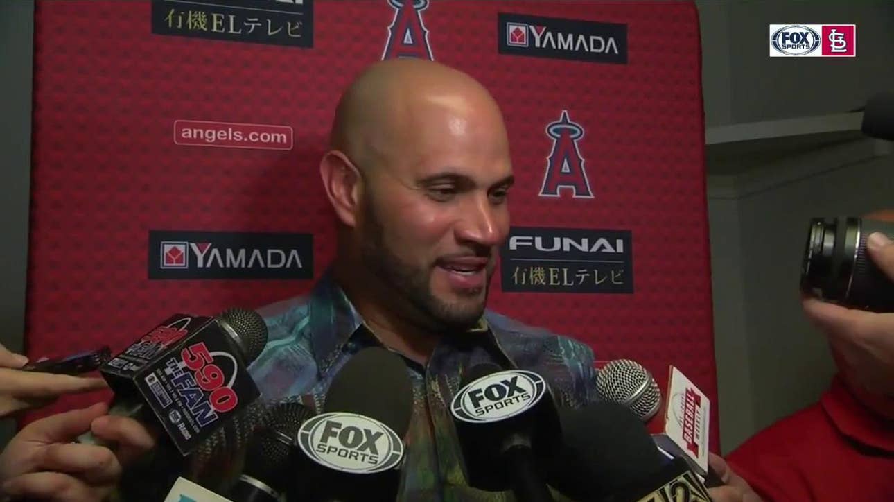 Pujols: 'I was pretty close from dropping a couple of tears'