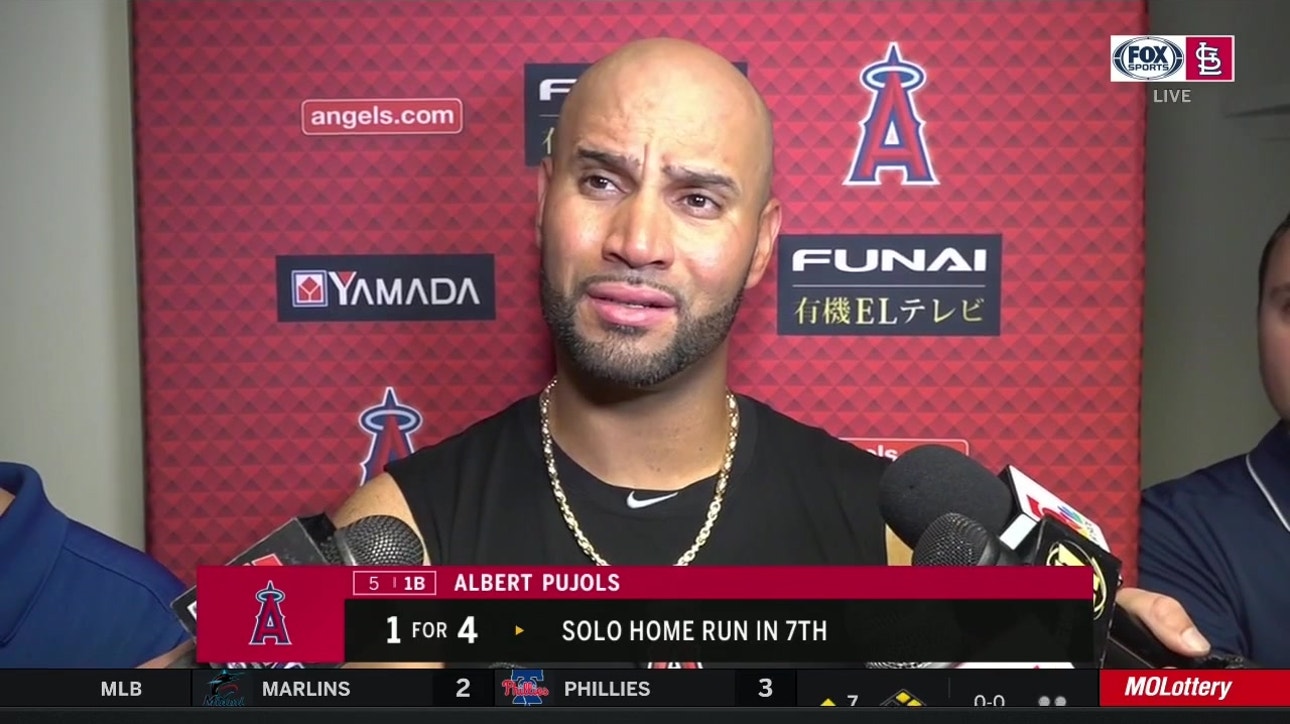 Pujols after homering at Busch: 'These are the best fans in baseball'