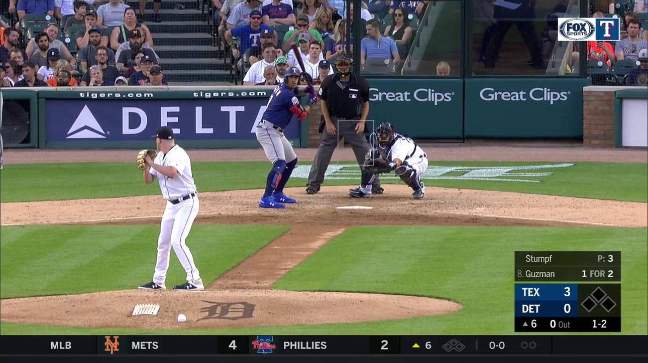 HIGHLIGHTS: Guzman hits 7th home run of the season vs. Tigers