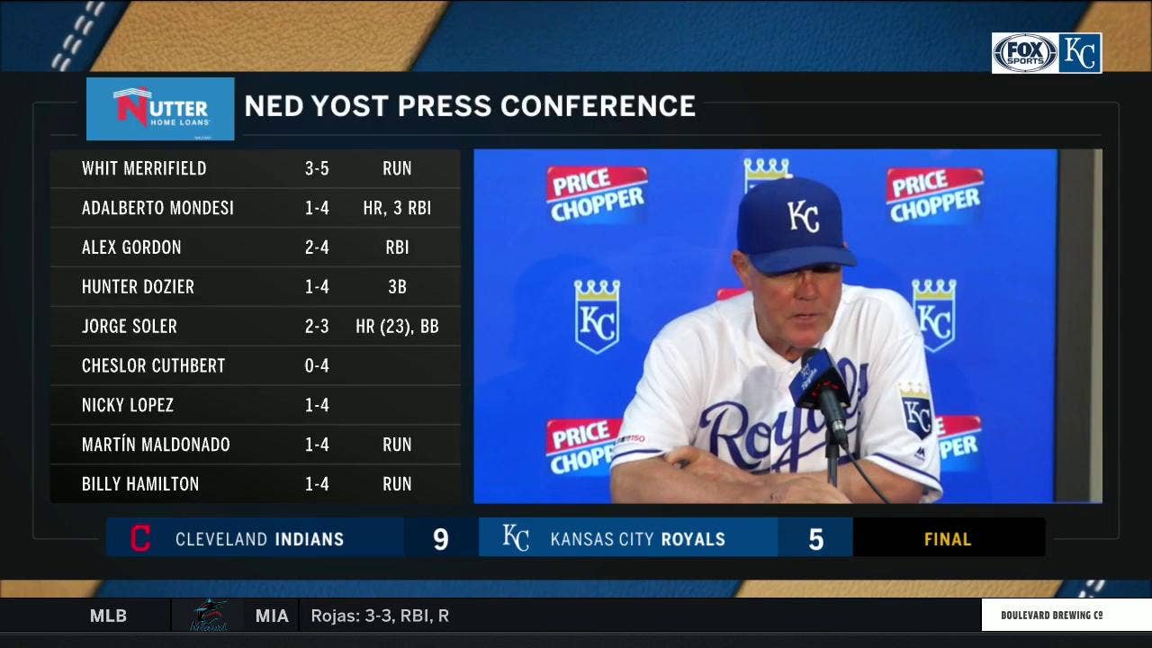 Yost on Dozier's inside-the-park homer attempt: 'The reward's not worth the risk'