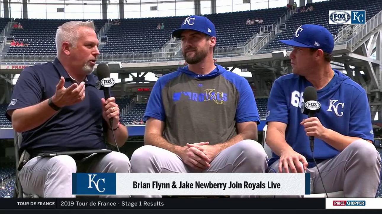 Brian Flynn and Jake Newberry on using the Nationals' bullpen cart