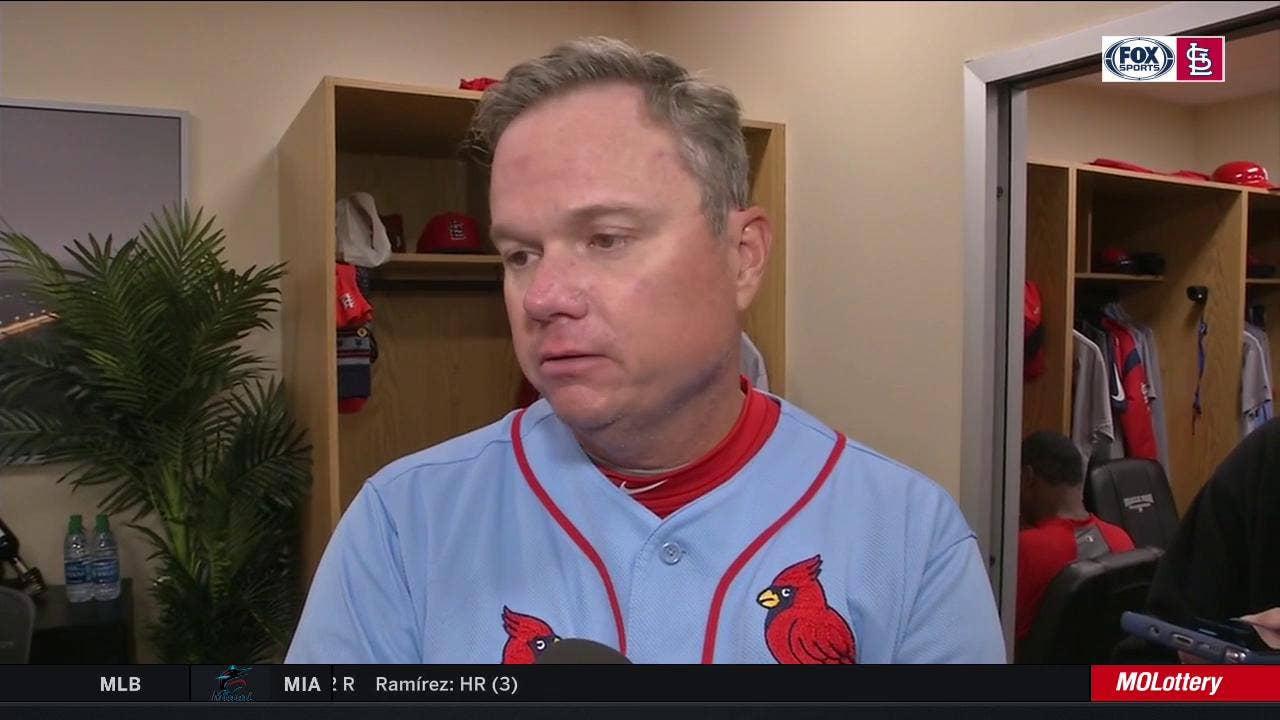 Shildt: 'We didn't make the play to help' Mikolas