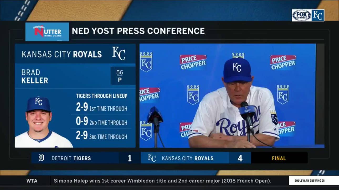 Yost on Keller's outing: 'He did a great job'