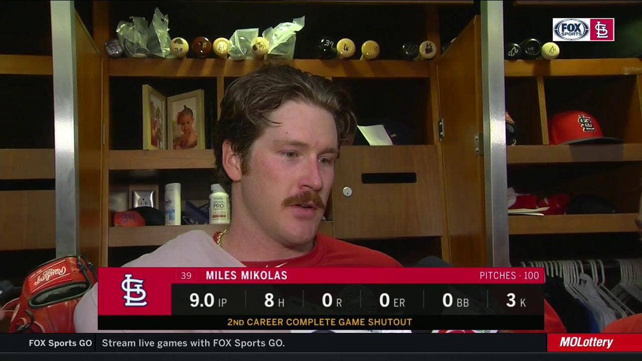 Mikolas on shutout: 'Hopefully that one puts me back on track'