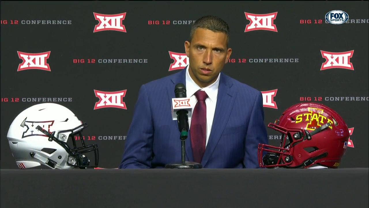 Matt Campbell at the Podium | Big 12 Media Days