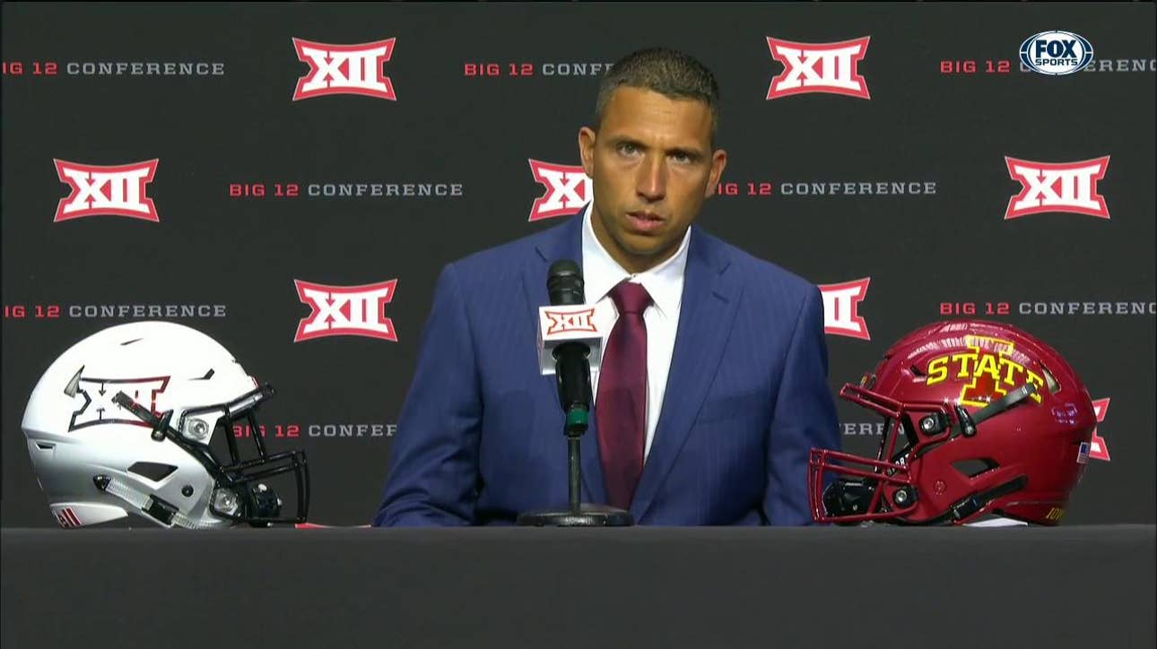 Matt Campbell at the Podium | Big 12 Media Days