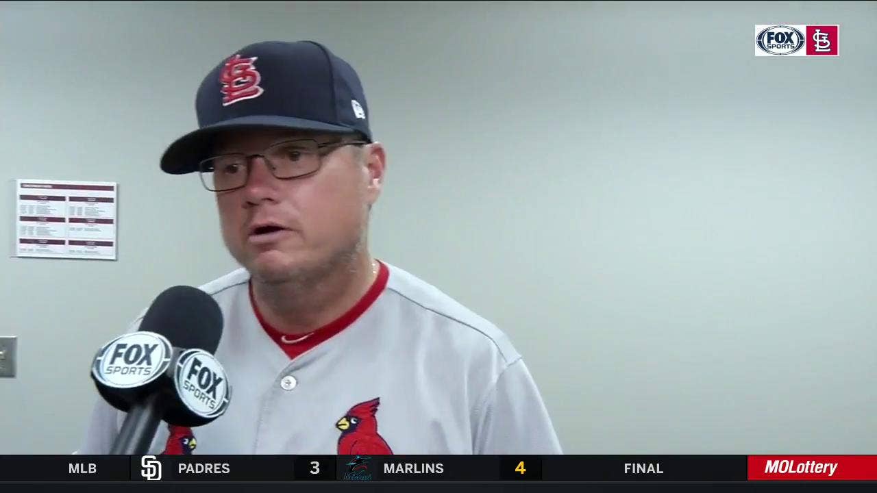 Shildt on Edman: 'He's not trying to do too much'