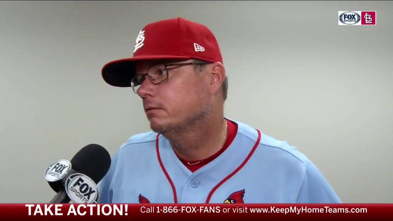 Shildt on the Cardinals' loss: 'We left some runs out there'