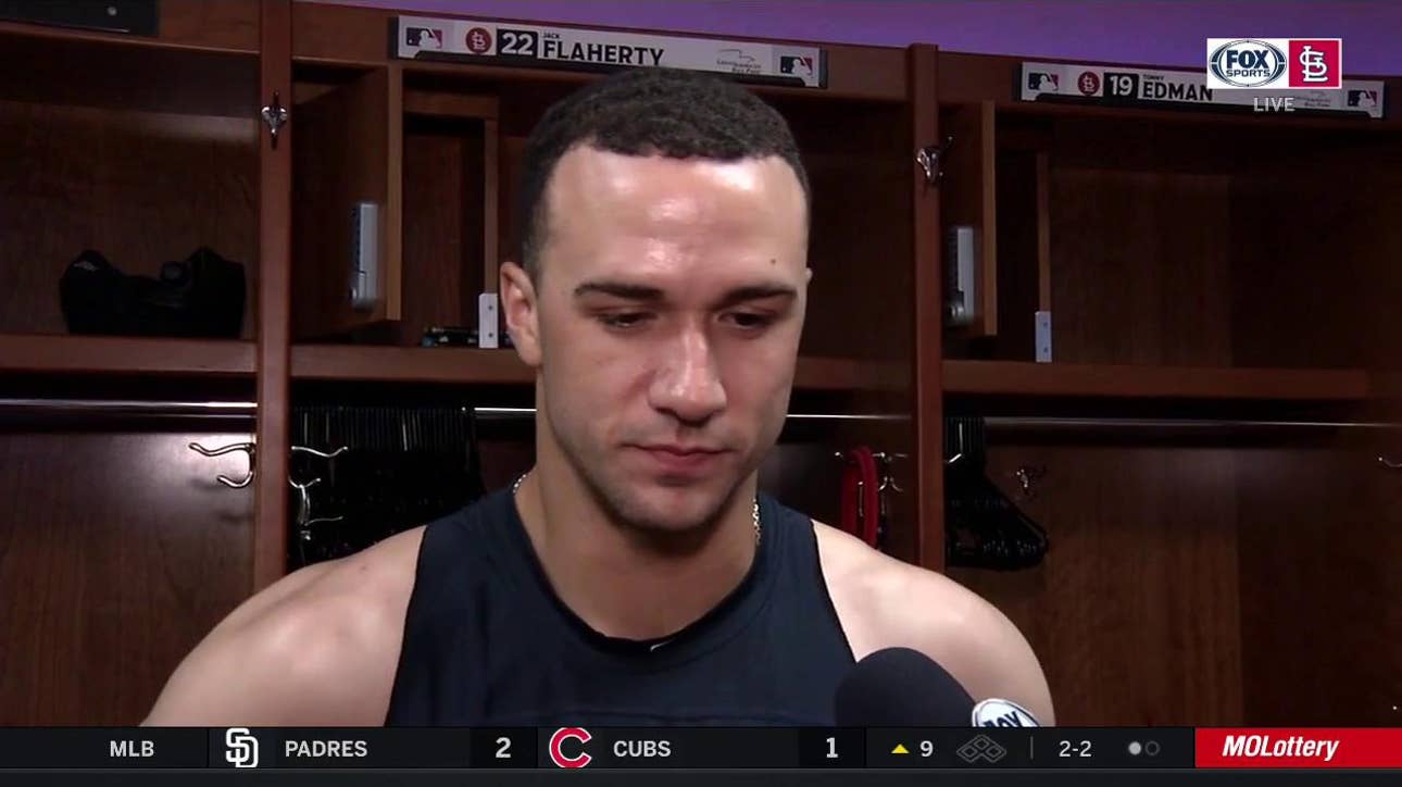 Flaherty after short start against Reds: 'It was a bit of a grind'