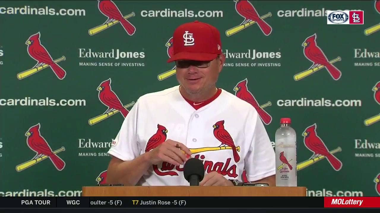 Shildt on rallying Cardinals 'This is a team that's going to compete'