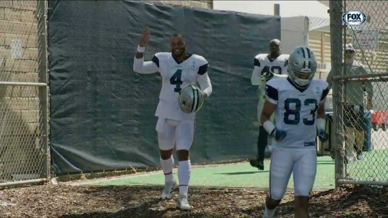 Fans Singing Happy Birthday to Dak | Inside Cowboys Training Camp
