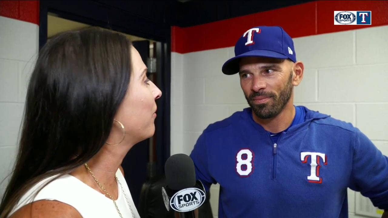 Chris Woodward talks Texas' 1-0 win vs. Cleveland