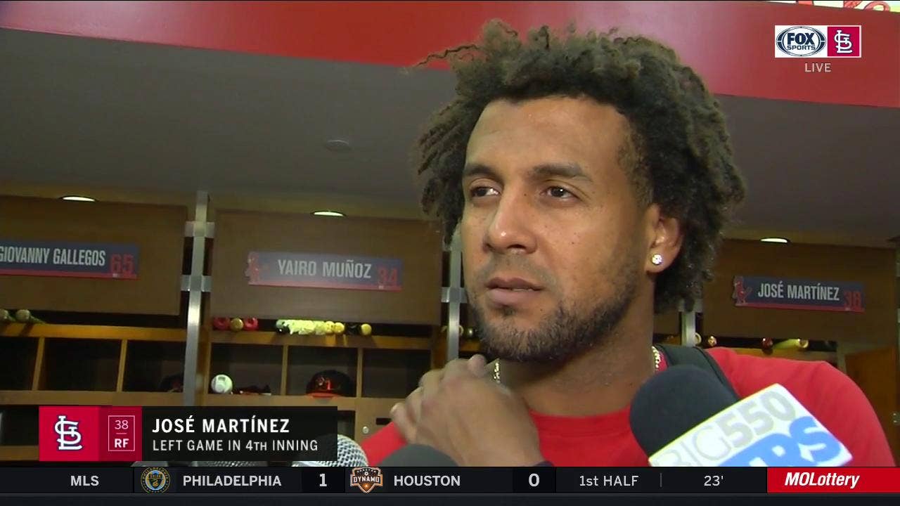 José Martínez: Shoulder soreness is 'nothing too serious'