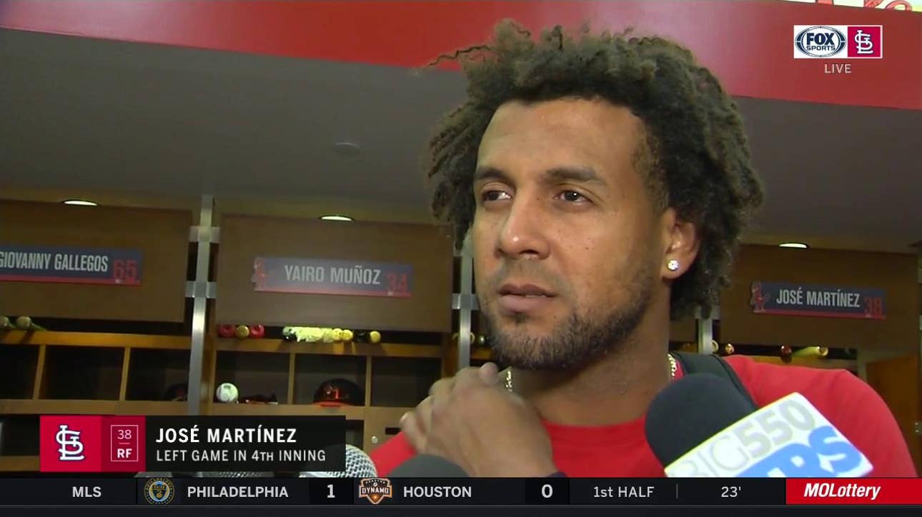José Martínez: Shoulder soreness is 'nothing too serious'