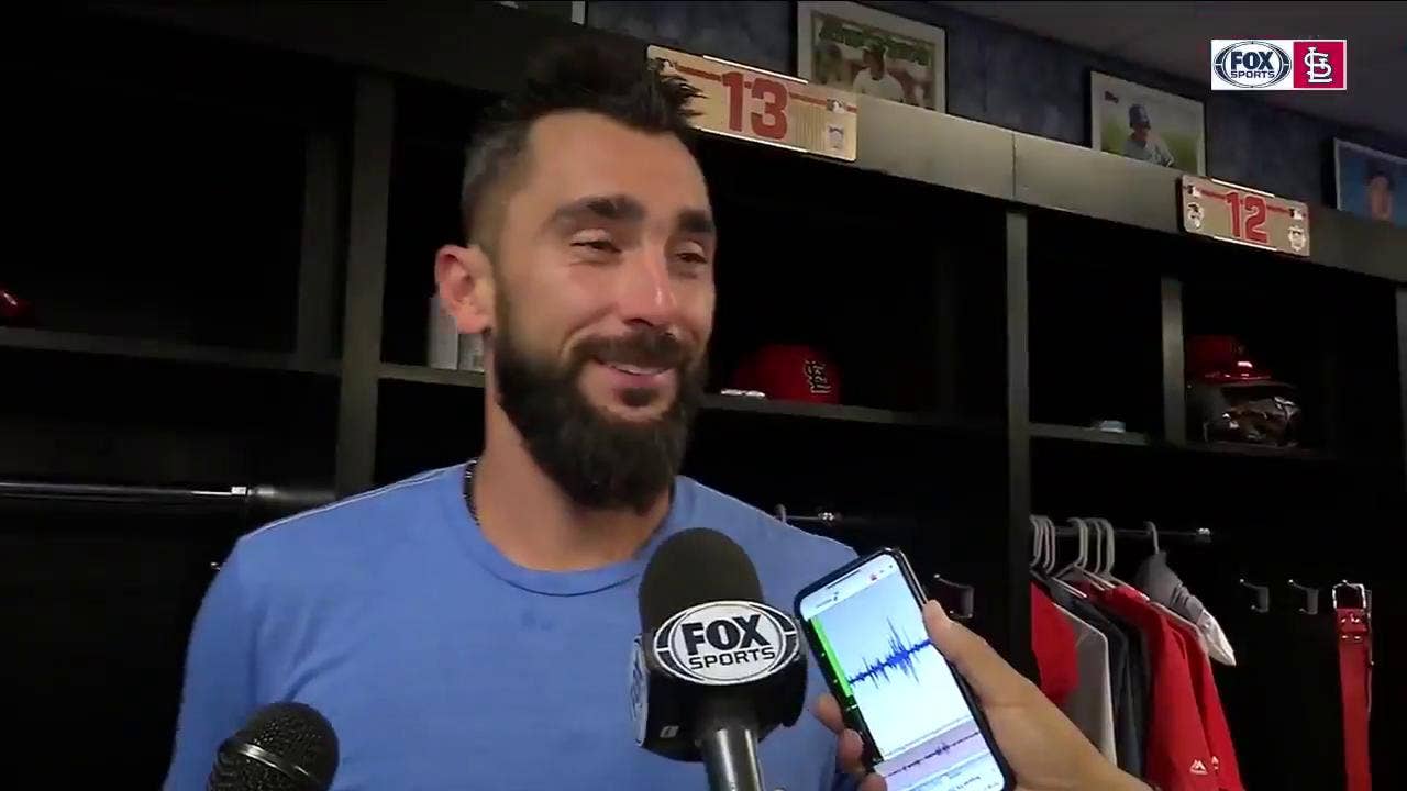 Carpenter after the Cardinals beat Royals