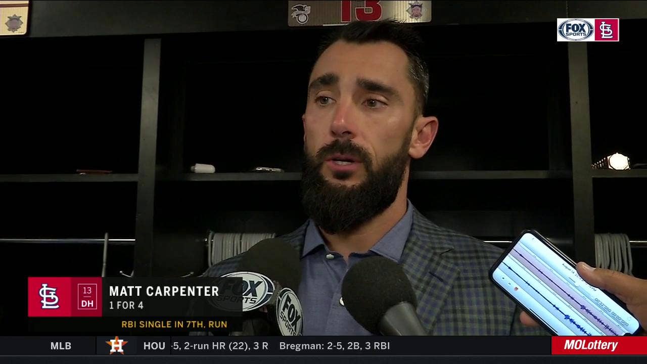 Carpenter 'was able to find the hole' on go-ahead single