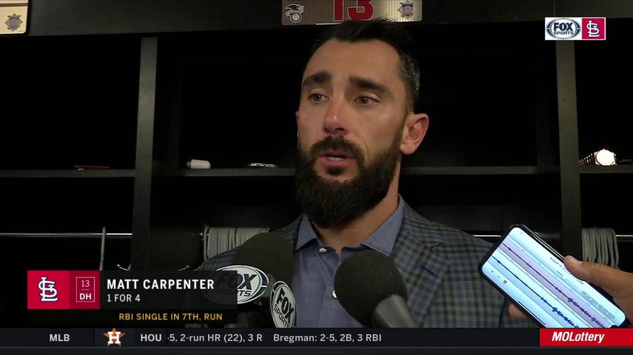 Carpenter 'was able to find the hole' on go-ahead single