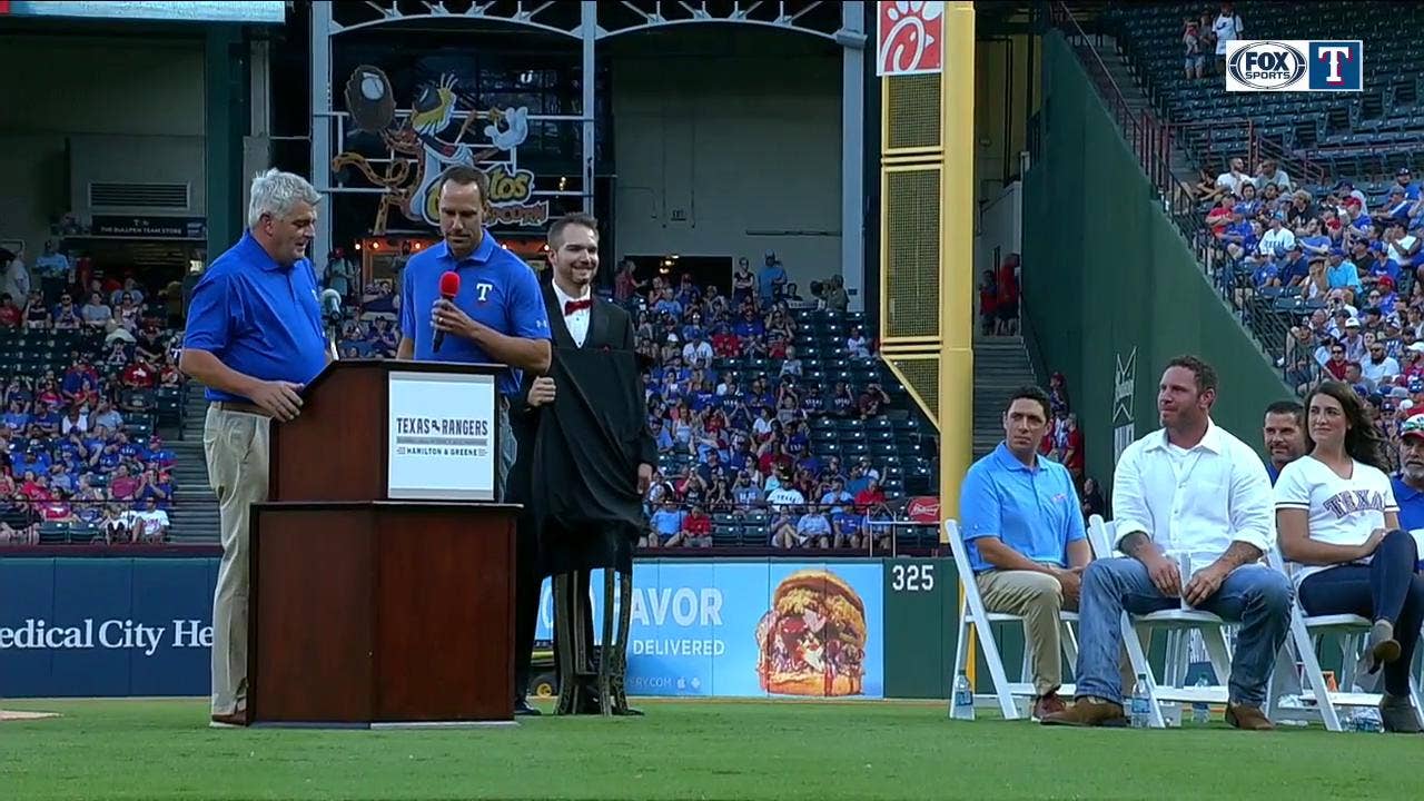 David Murphy Tells Some Josh Hamilton Stories | Texas Rangers Hall of Fame Ceremony