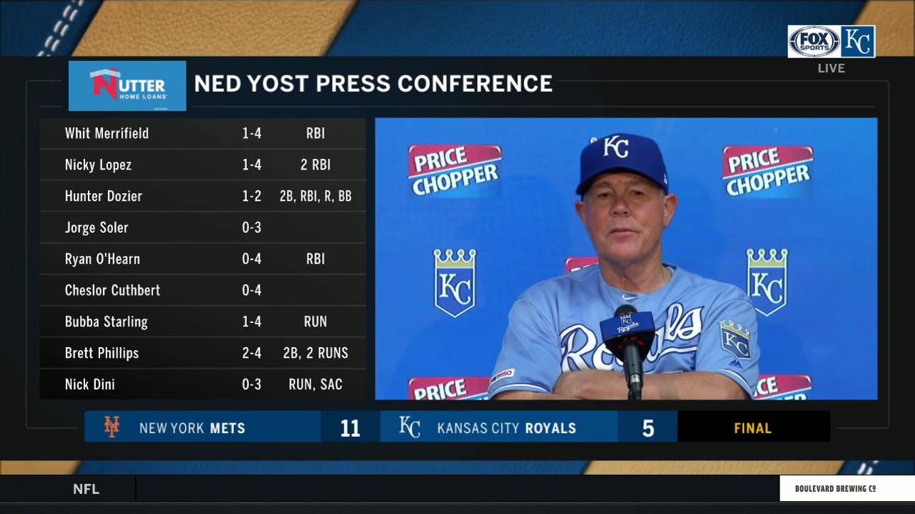 Yost: Bullpen 'struggled to get outs'