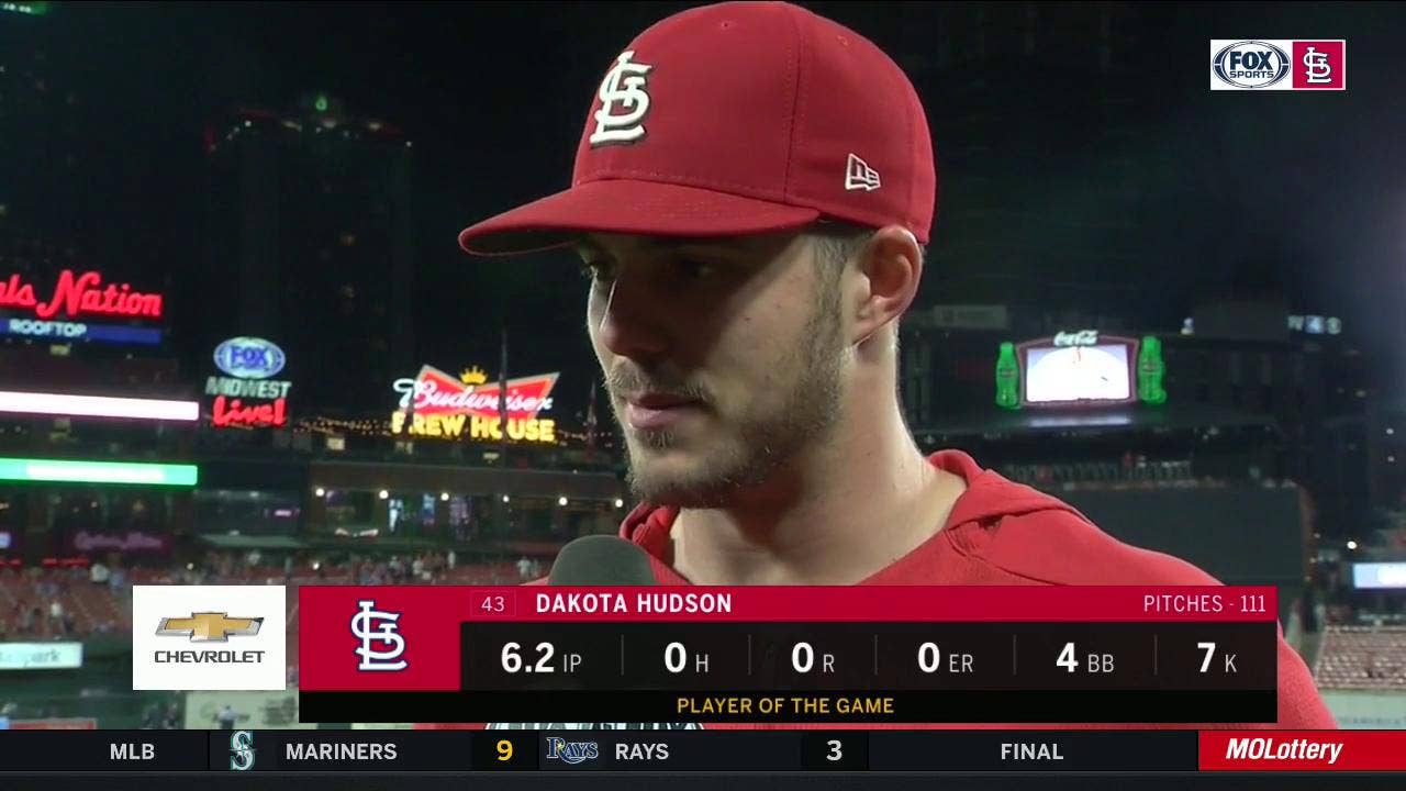 Dakota Hudson 'felt like I executed well' over 6 2/3 no-hit innings