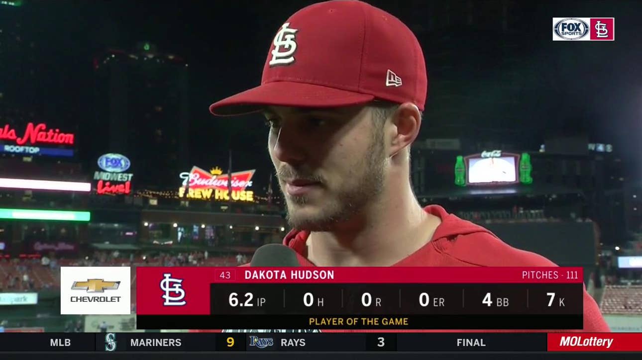 Dakota Hudson 'felt like I executed well' over 6 2/3 no-hit innings