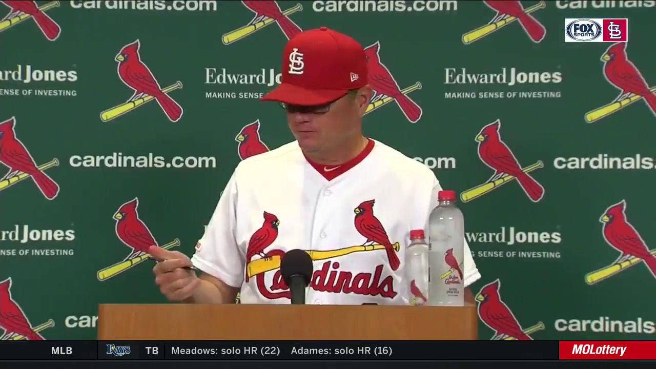 Shildt after the Cardinals beat the Rockies