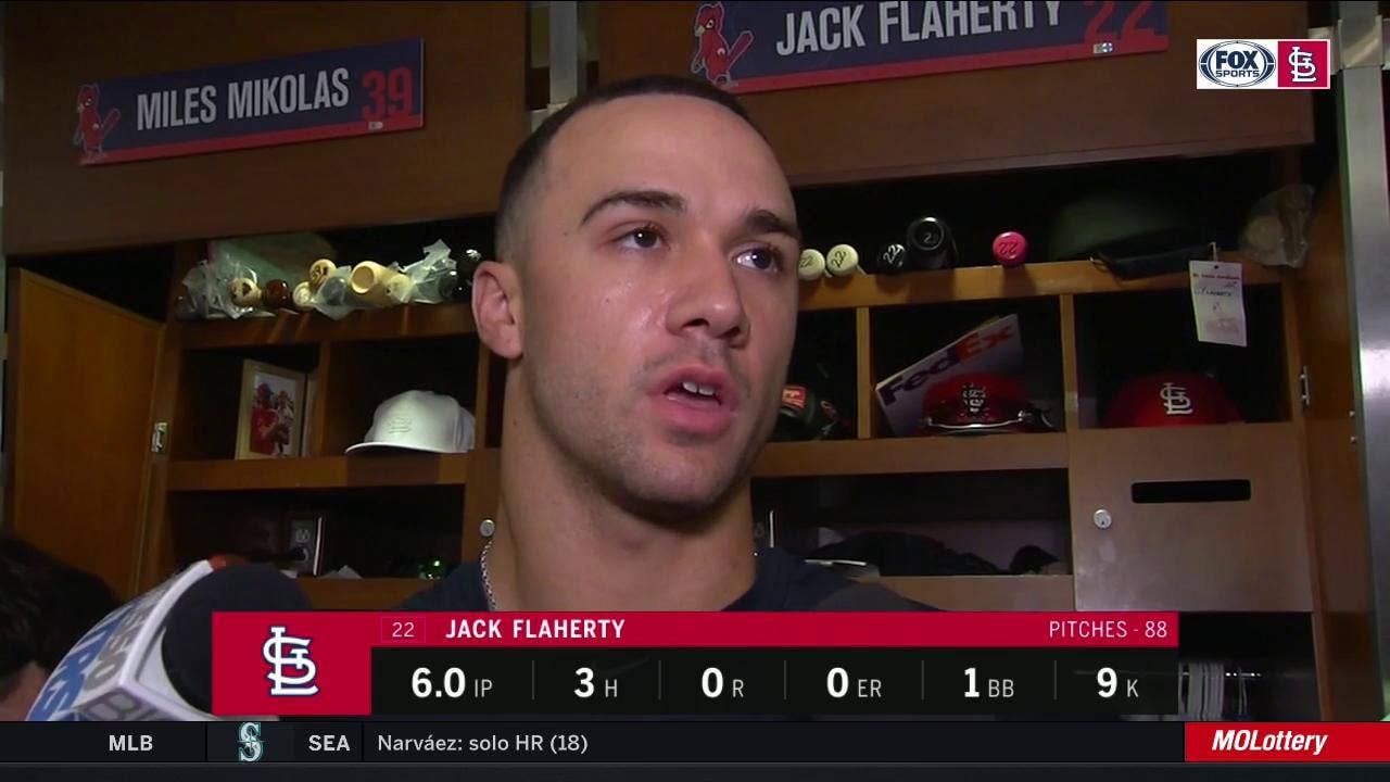 Flaherty: 'It was really nice' to be able to honor Skaggs with jersey