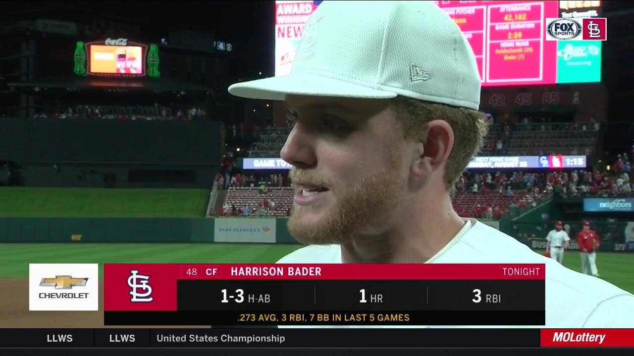 Bader: Two-run homer 'came at a good time'
