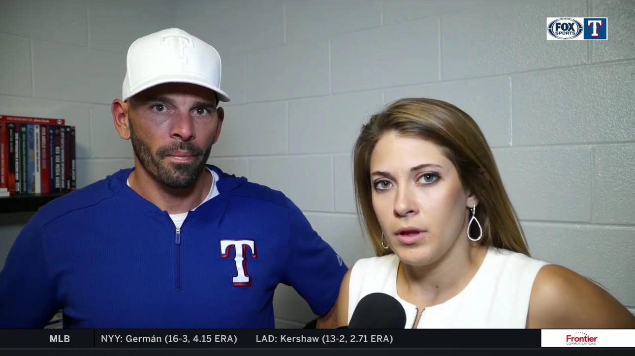 Chris Woodward on Brock Burke: 'That's a pretty good outing' | Rangers Live