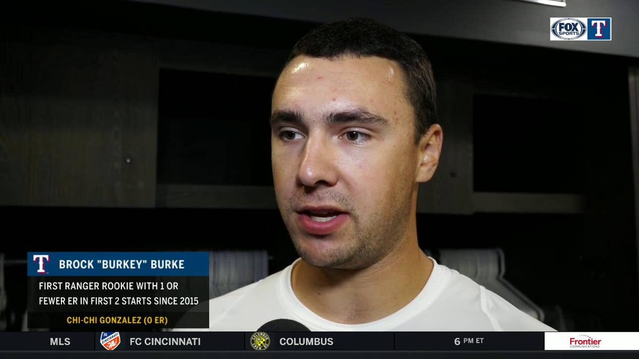 Brock Burke on his second career start Sunday vs. Chicago | Rangers Live