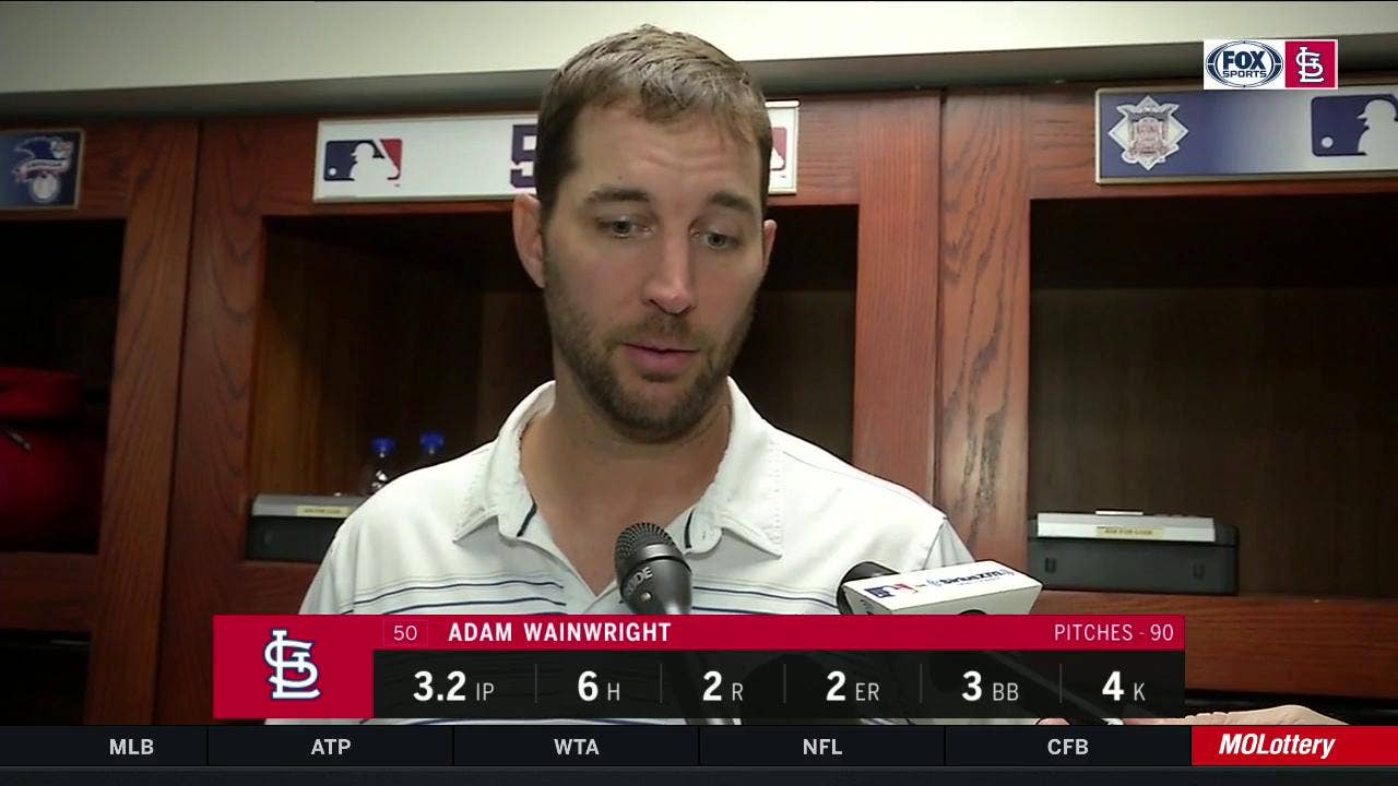 Waino: Exiting after 3 2/3 innings 'hurts my soul'