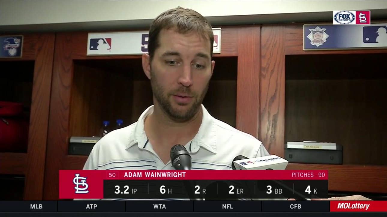 Waino: Exiting after 3 2/3 innings 'hurts my soul'