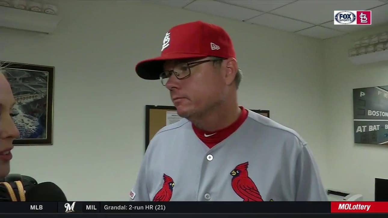 Shildt on Mikolas: "He was just in attack mode'
