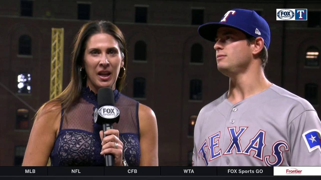 Nick Solak: 'Just showing up to the ballpark everyday trying to help the team win'