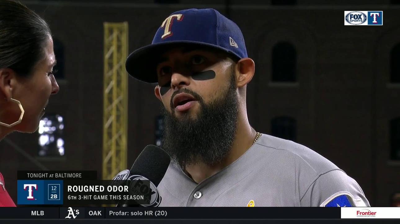 Rougned Odor: 'I'm going to keep playing hard' | Rangers Live