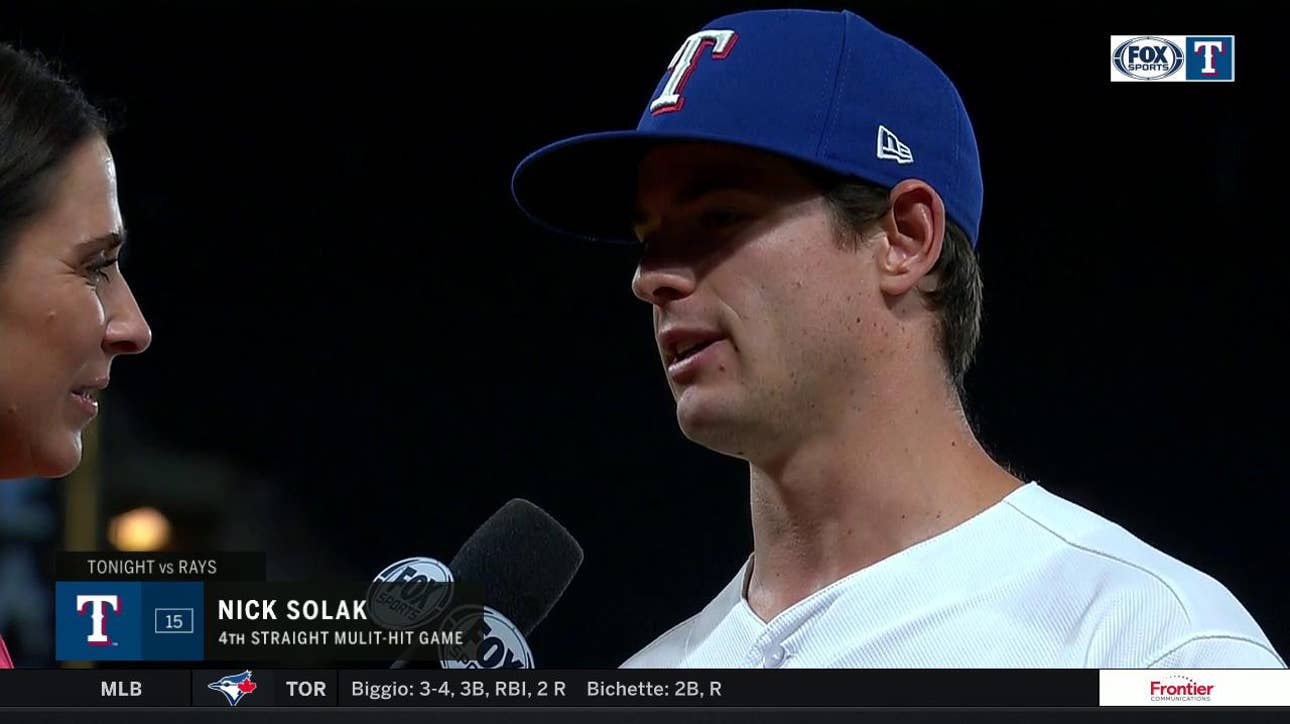Nick Solak lifts Rangers over Former Team Rays in 6-4 Win