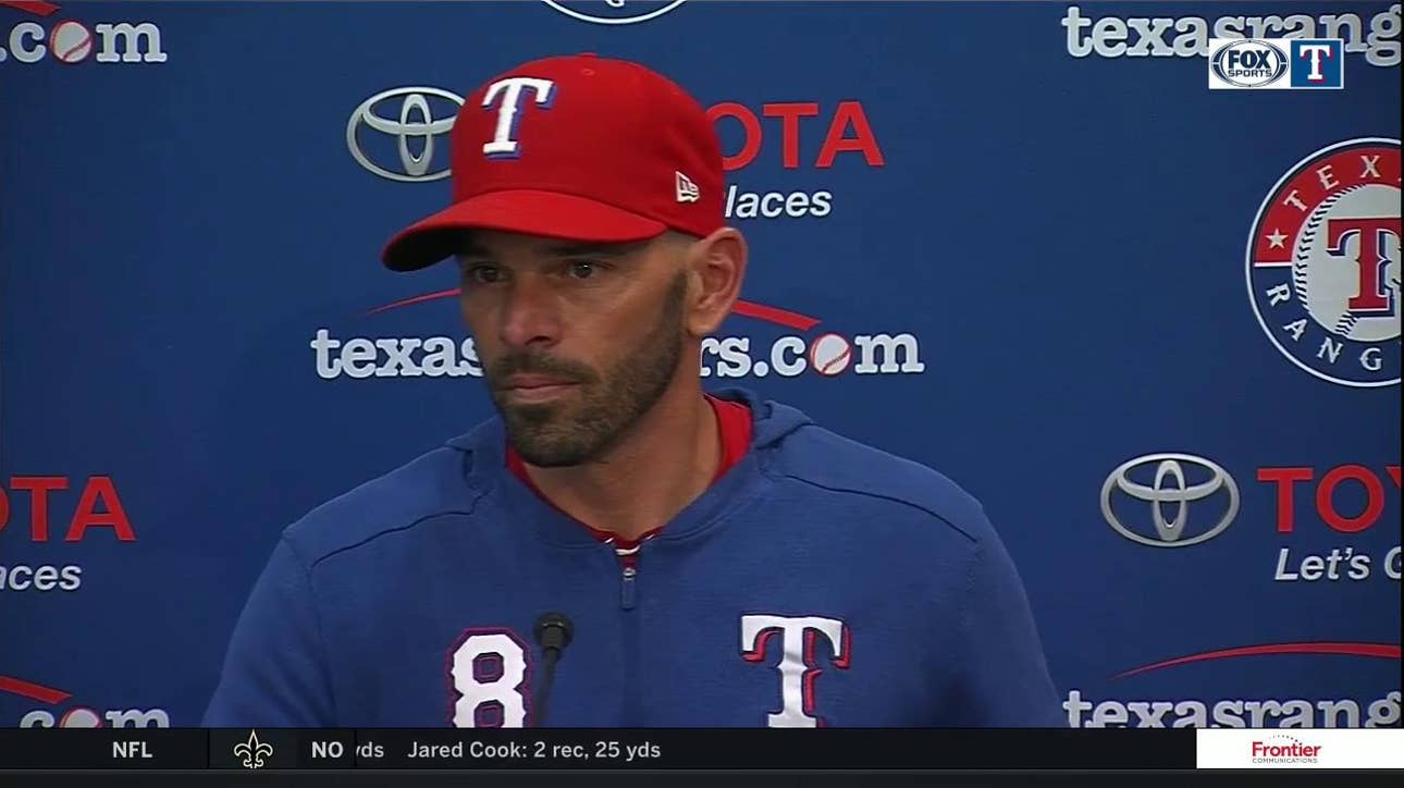 Chris Woodward on the 6-1 Texas loss to Oakland