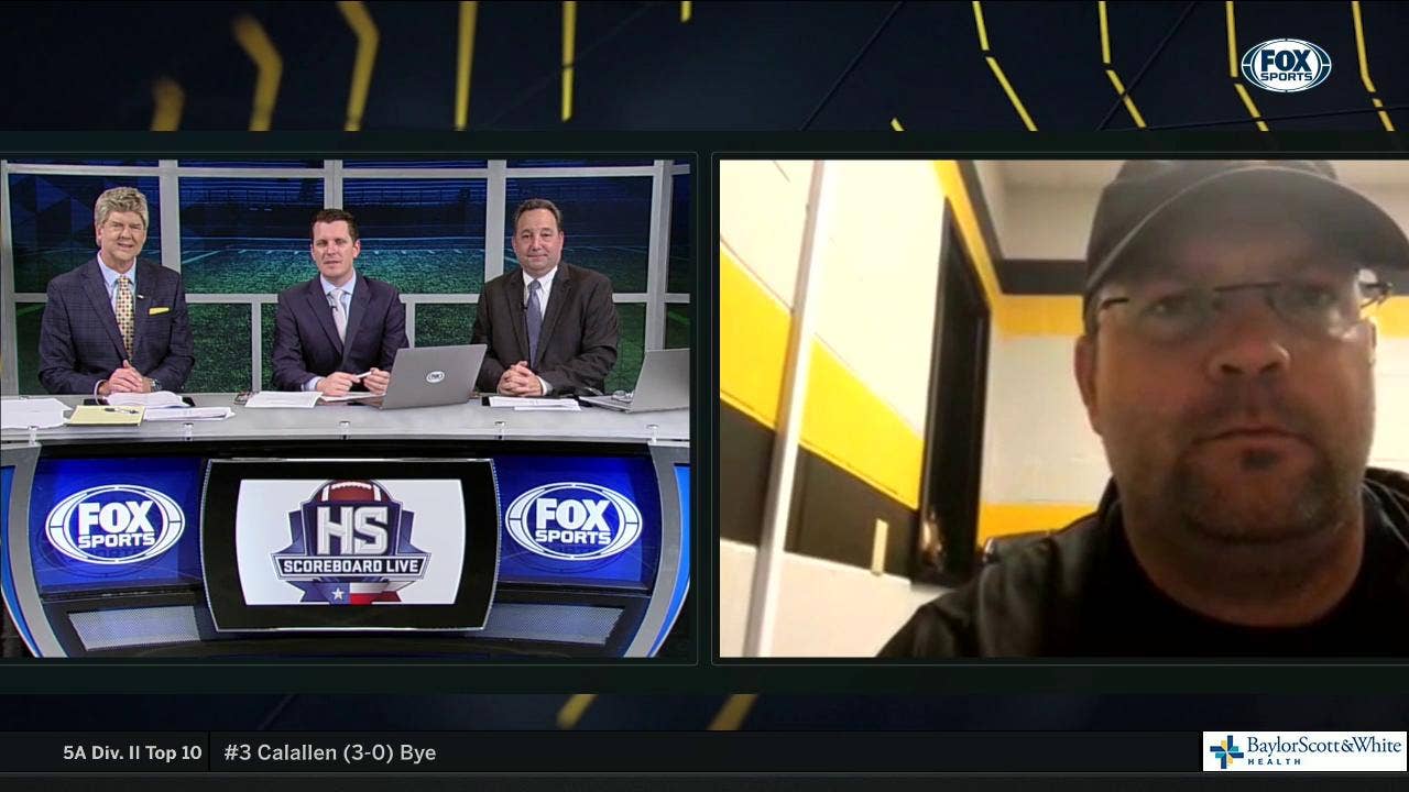 Alto Head Coach Ricky Joe Meeks talks win vs. Garrison | High School Scoreboard Live