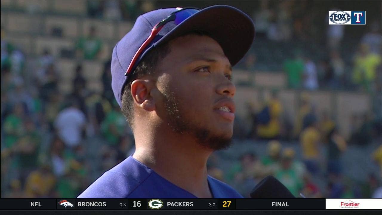 Willie Calhoun hits Two Home Runs to help Rangers beat Athletics