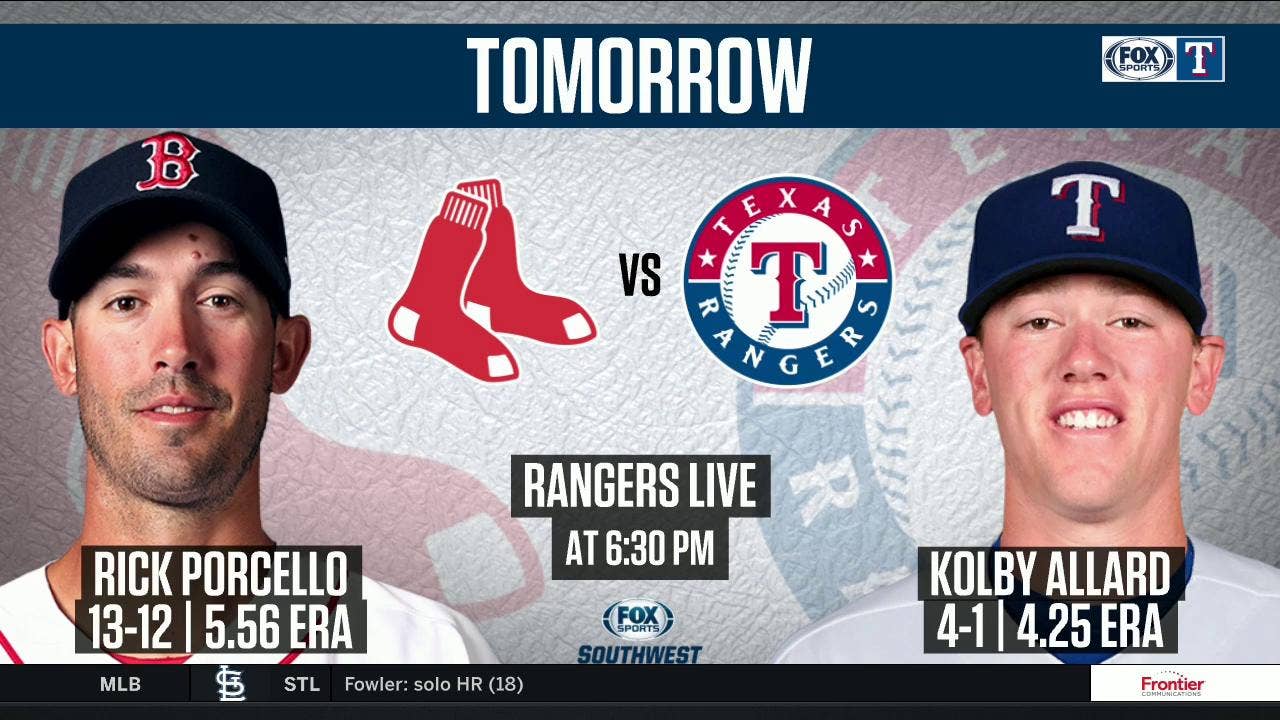 Kolby Allard takes the Mound vs. Boston | Rangers Live