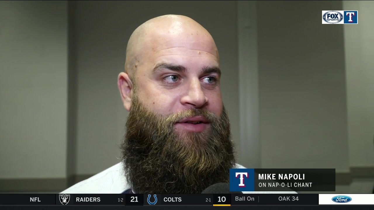 Mike Napoli talks about the famous NA-PO-LI Chant