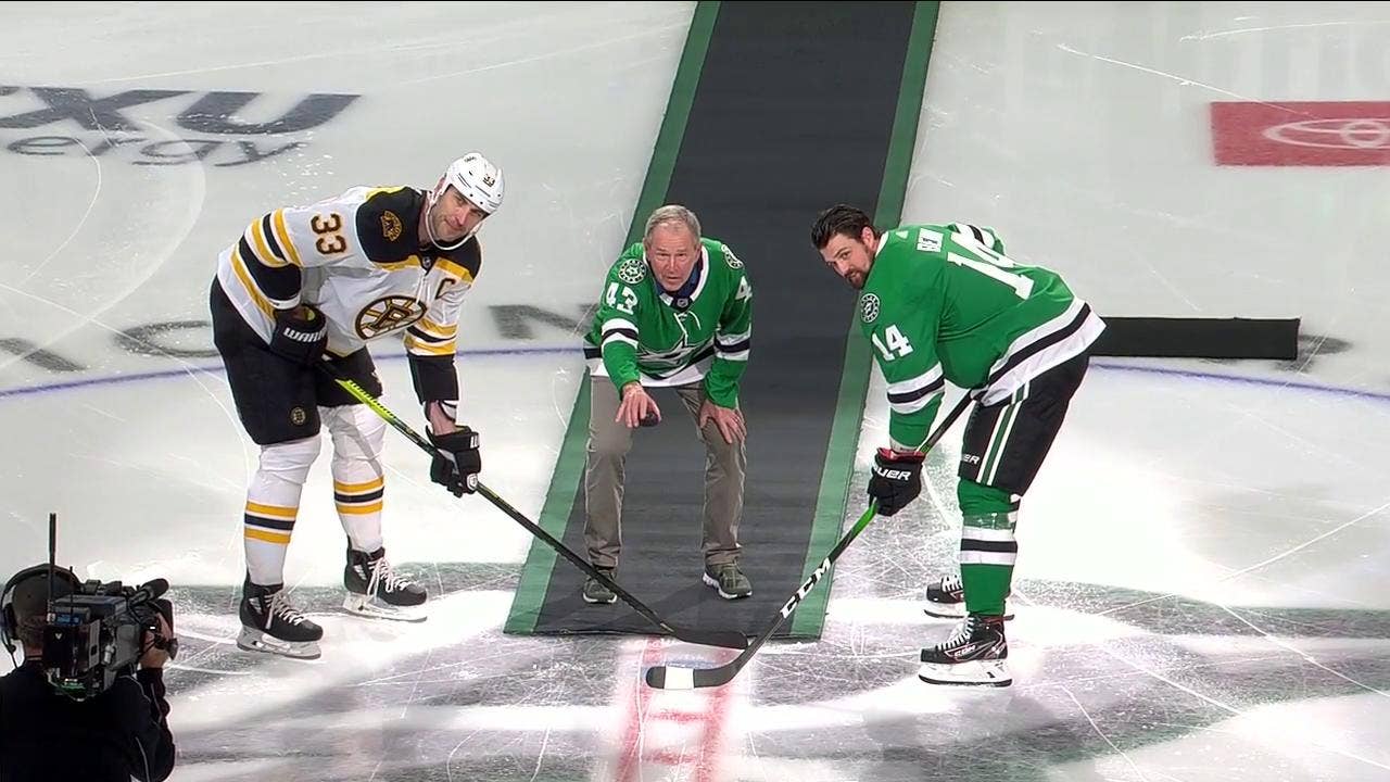 George W. Bush Drops the Puck on Opening Night