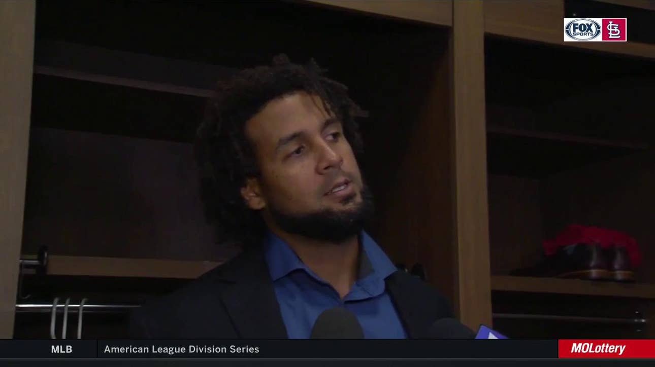 J-Mart on Waino starting Game 3 at Busch Stadium