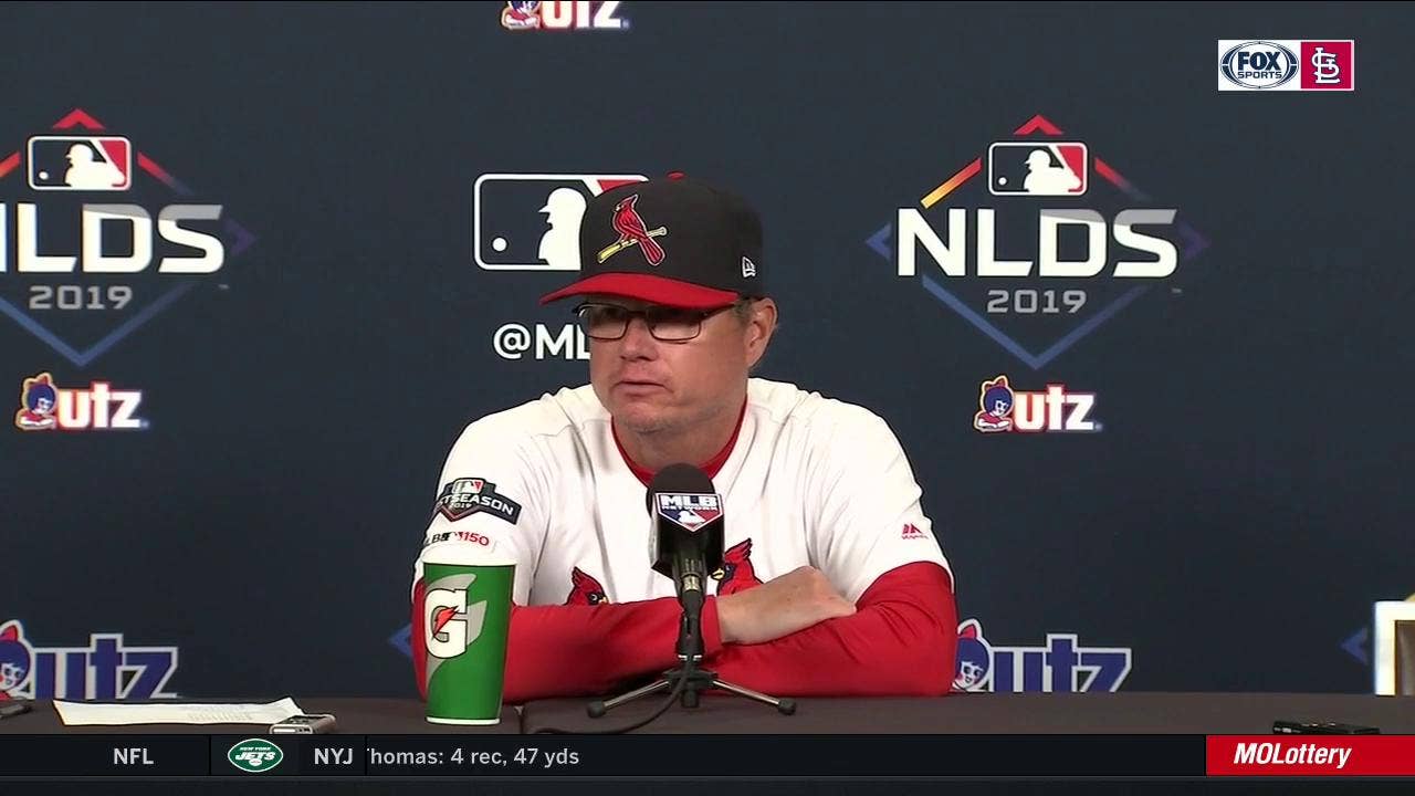 Shildt: Pulling Martínez in ninth would've been 'a sign of panic'