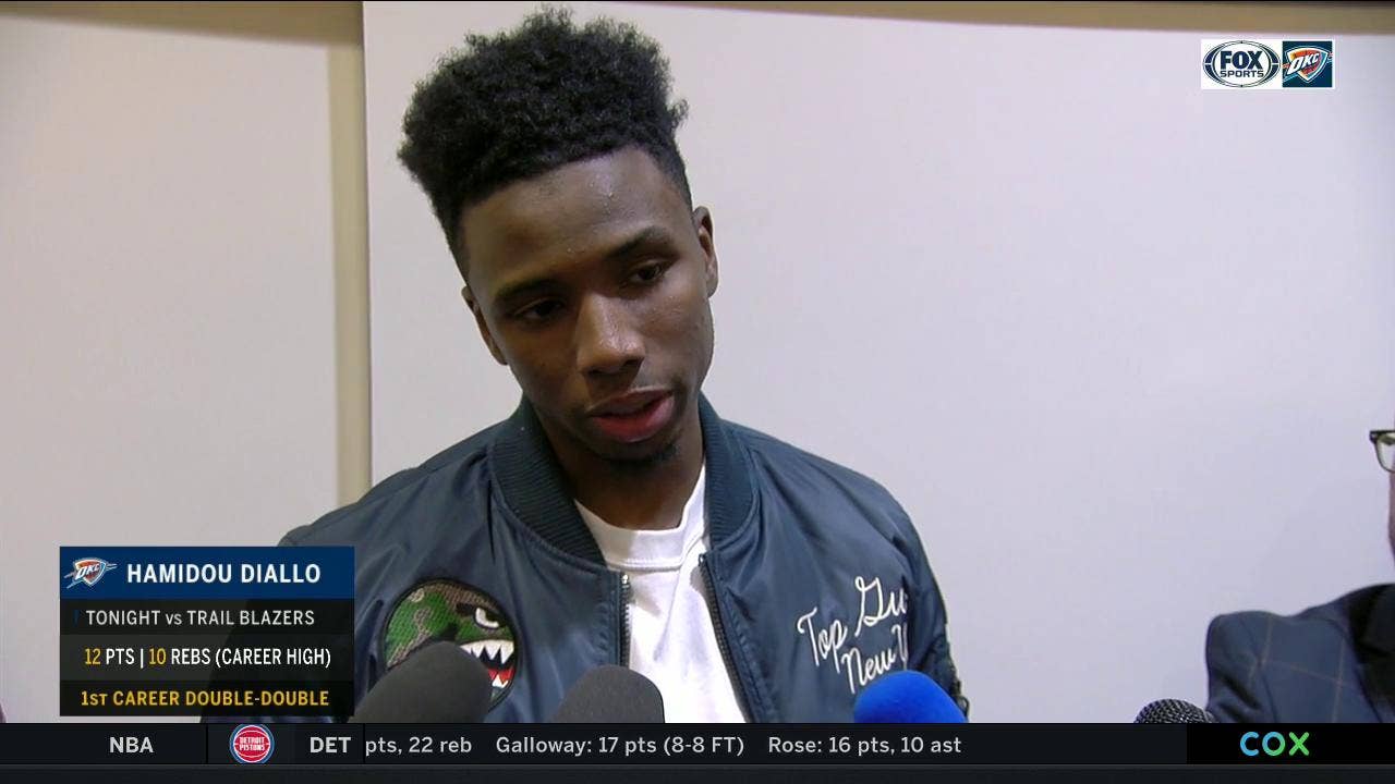 Hamidou Diallo on his first career double-double | Thunder Live