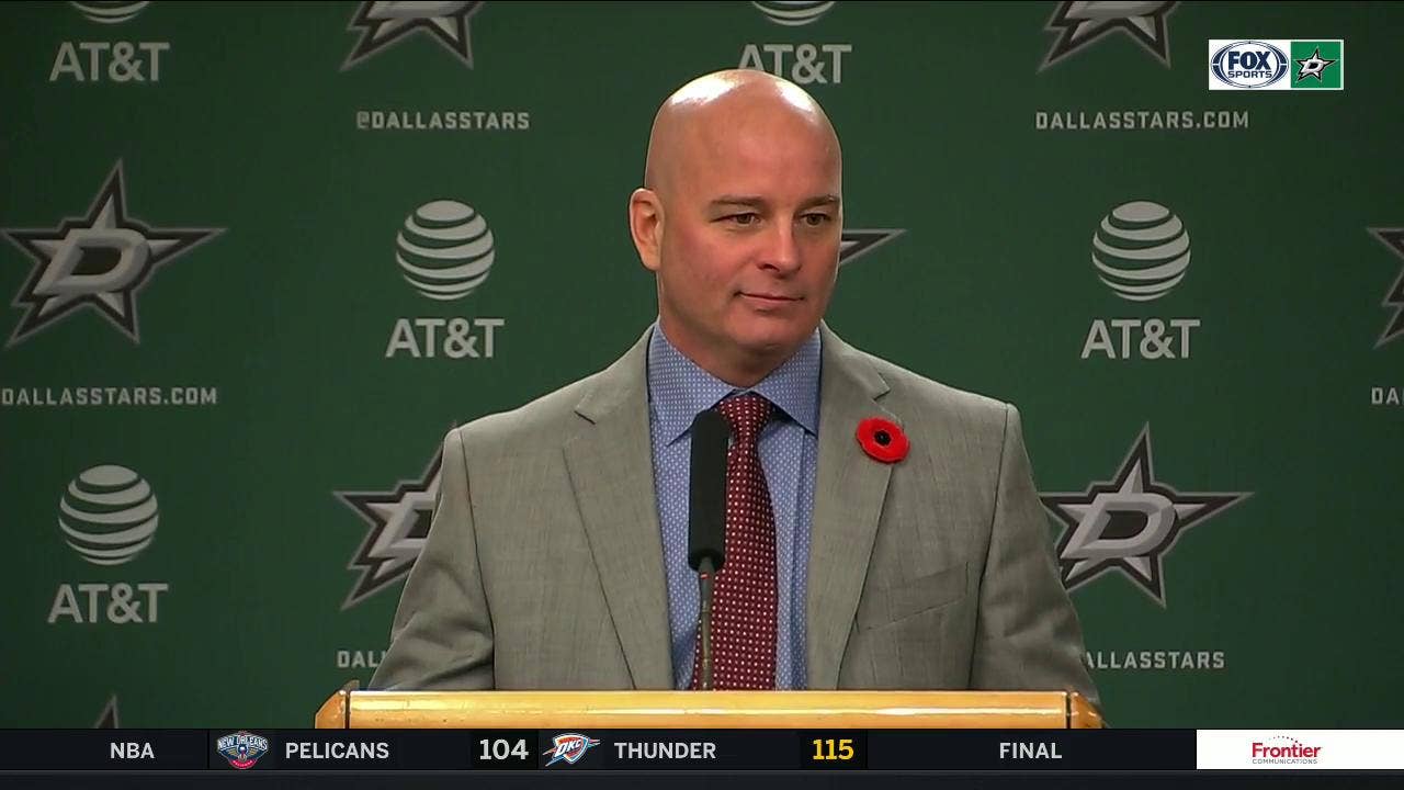 Jim Montgomery talks Stars 4-1 win over the Canadiens