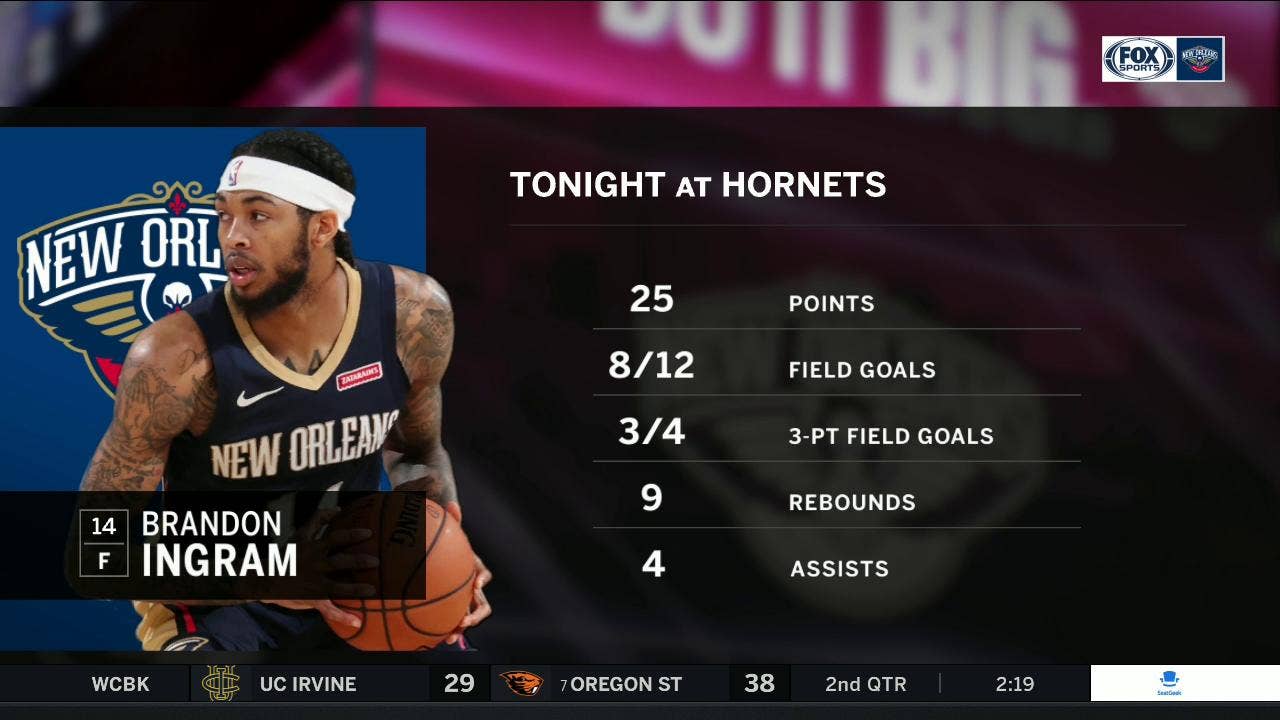 Brandon Ingram Helps Pelicans beat the Hornets | Pelicans Live
