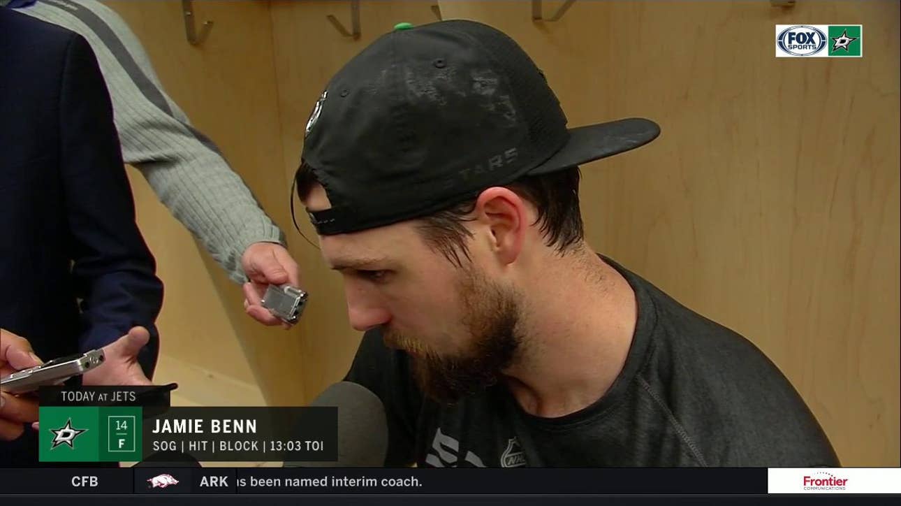 Jamie Benn: 'It would have been nice to get two (points)' | Stars Live