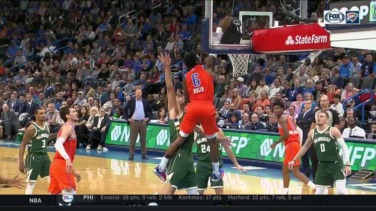 HIGHLIGHTS: Hamidou Diallo throws down incredible dunk